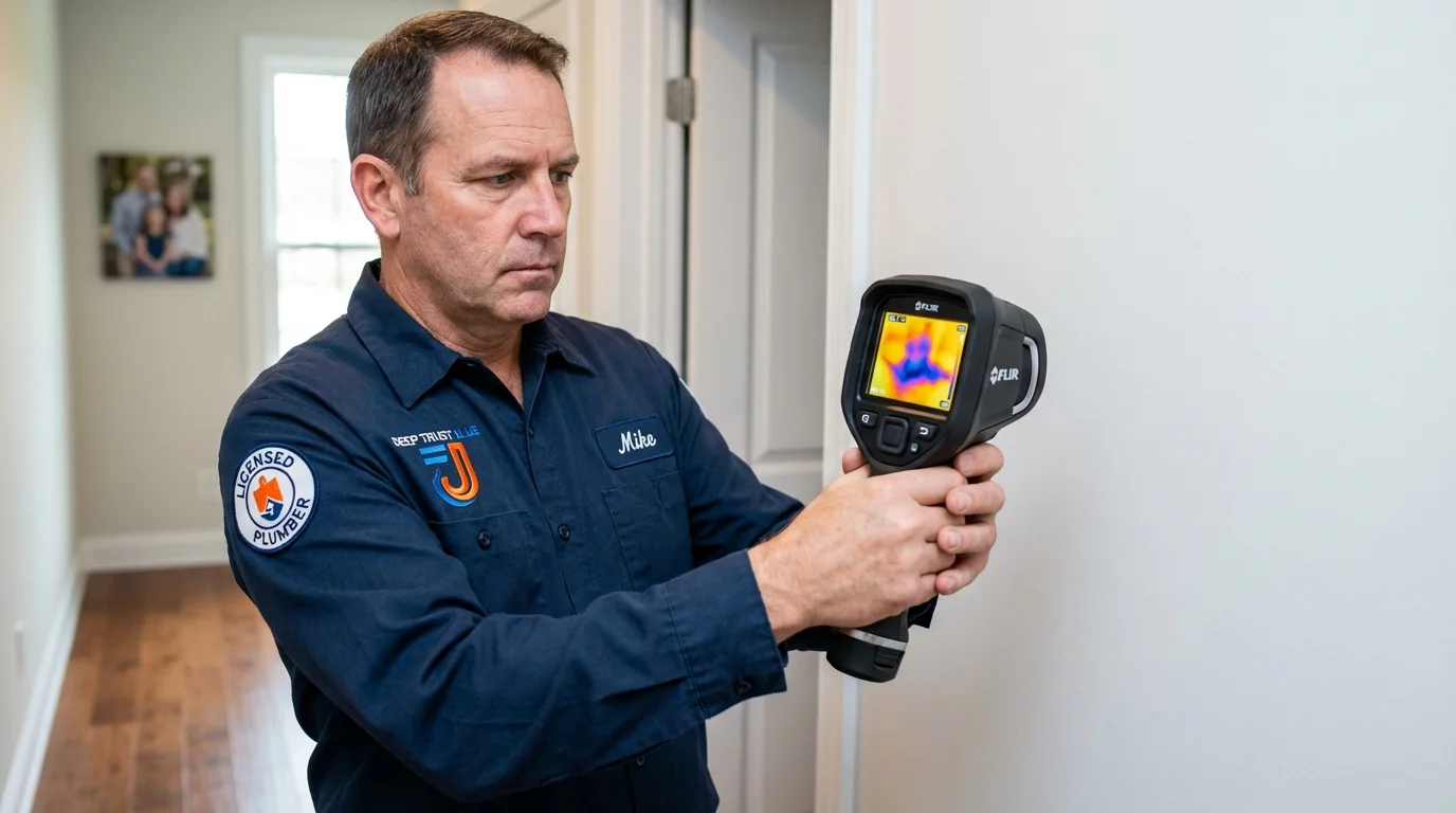 Thermal imaging leak detection by Johns Plumbing LLC in Eutaw
